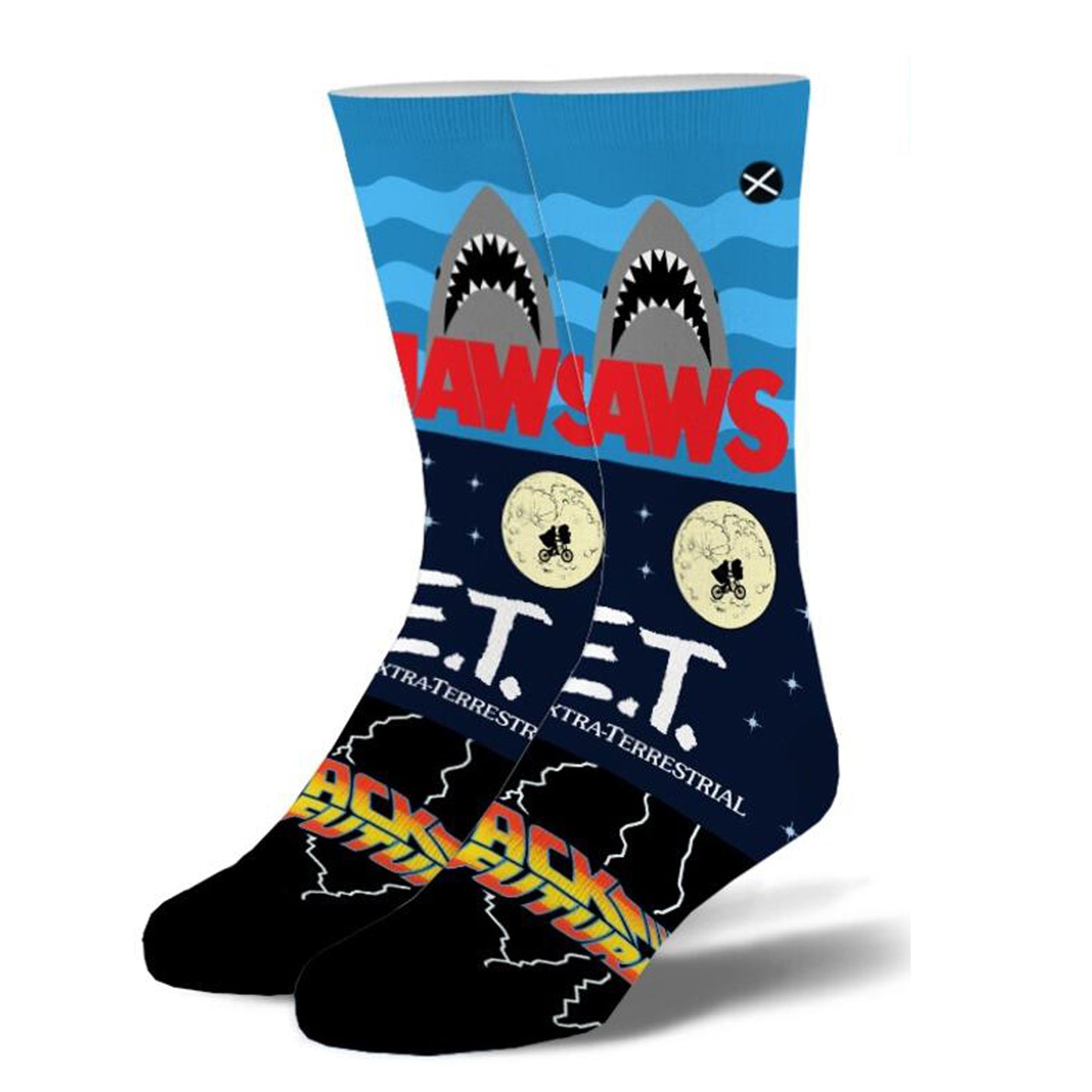Odd Sox Men's Crew Socks - Universal Classics Mash Up