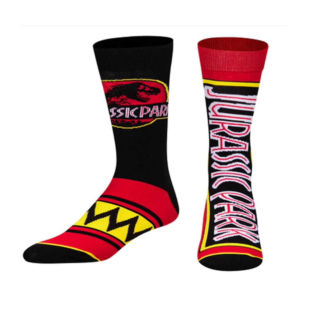 Odd Sox Men's Crew Socks - Jurassic Park