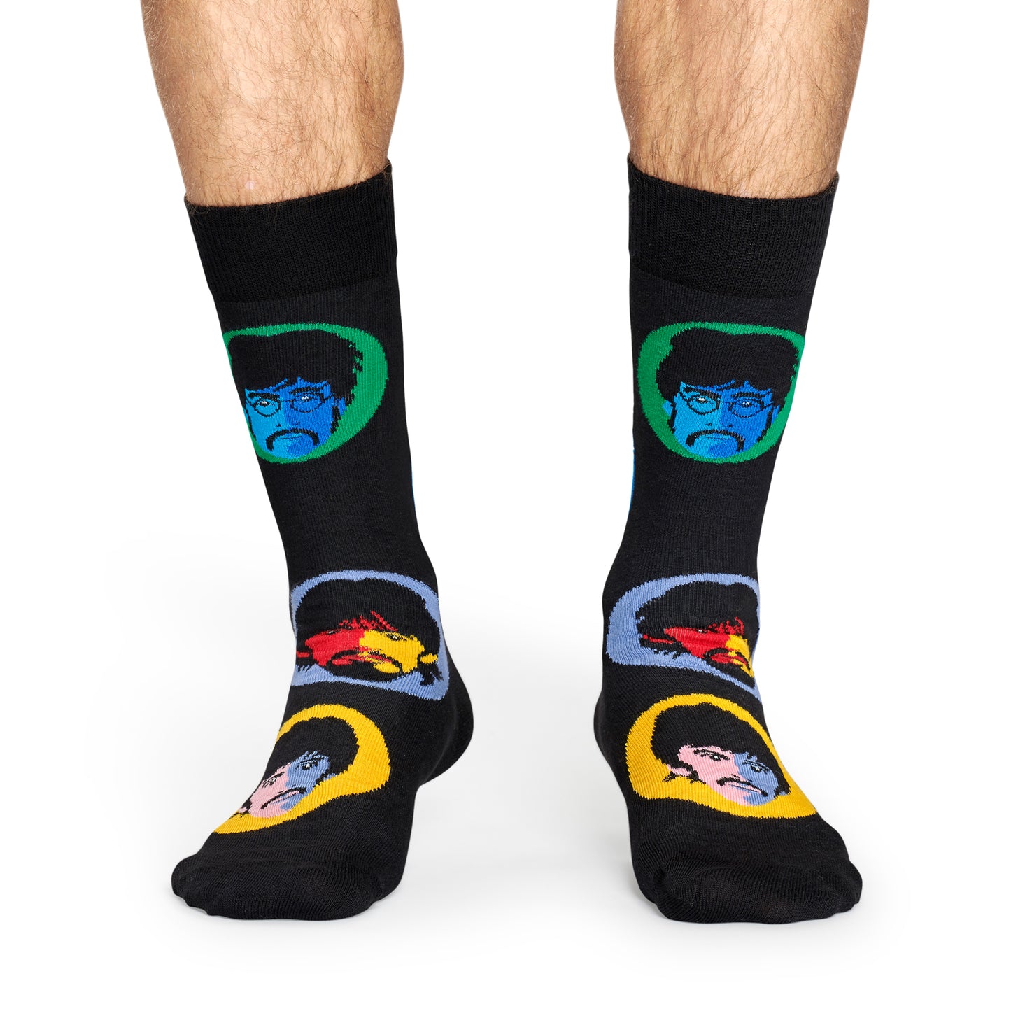 Happy Socks x The Beatles Men's Crew Socks - Bright Spot