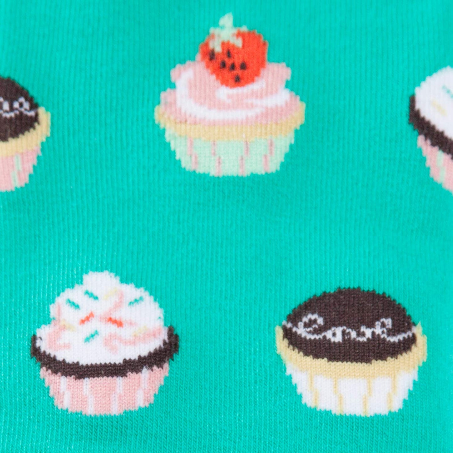 Sock It To Me Women's Funky Knee High Socks - Let Them Eat Cupcakes