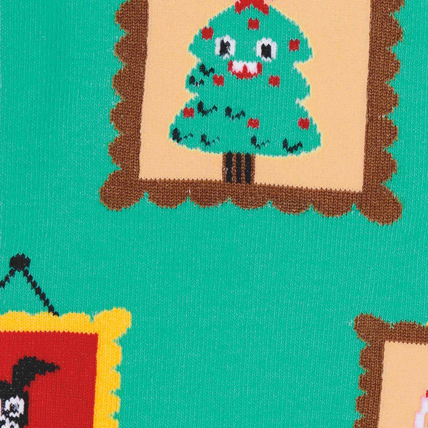 Sock It To Me Women's Funky Knee High Socks - Holiday Photos