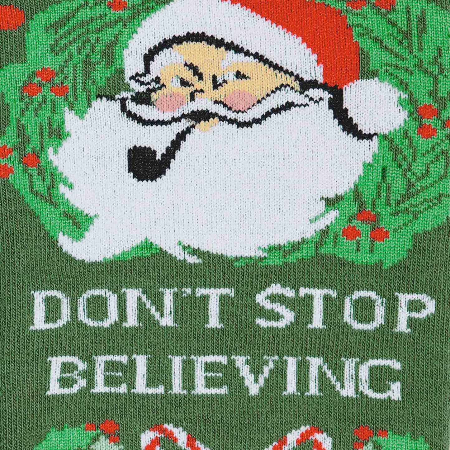 Sock It To Me Women's Funky Knee High Socks - Don't Stop Believing