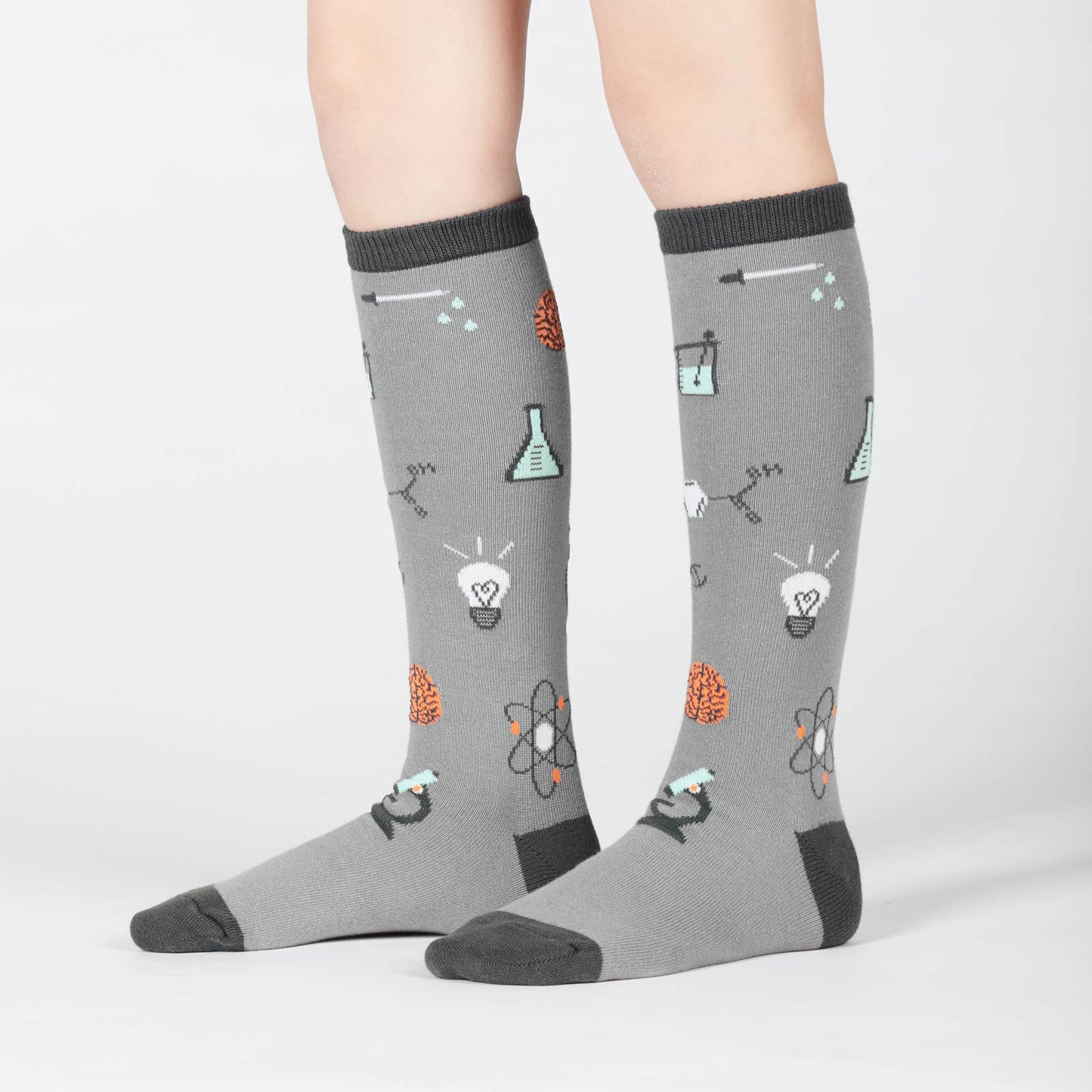 Sock It To Me Kids Knee High Socks - Science of Socks (7-10 Years Old)