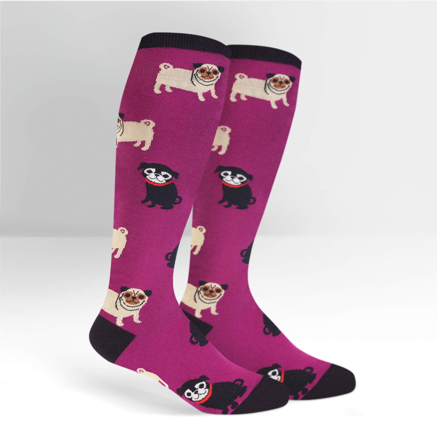 Sock It To Me STRETCH-IT Unisex Knee High Socks - Pug Life