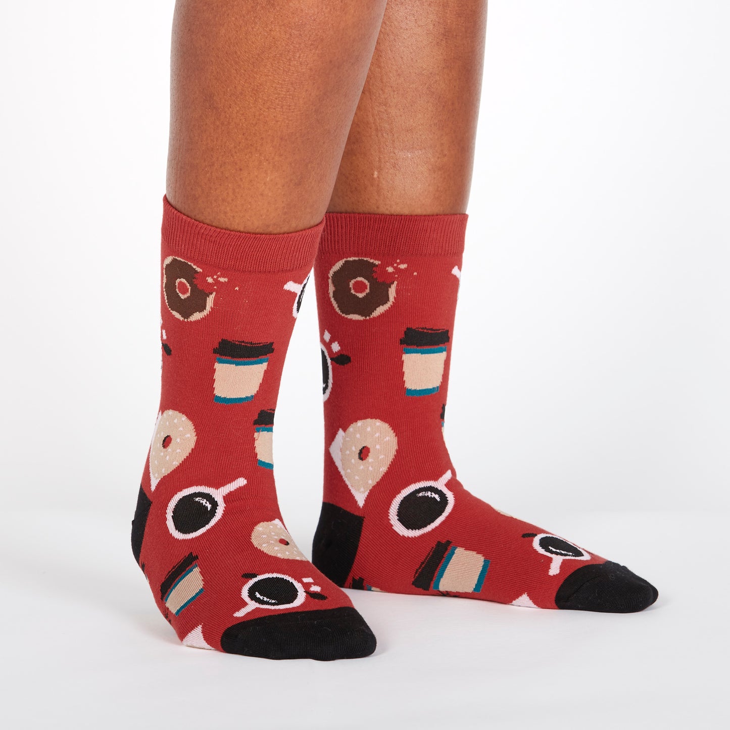Sock It To Me Women's Crew Socks - Coffee Break