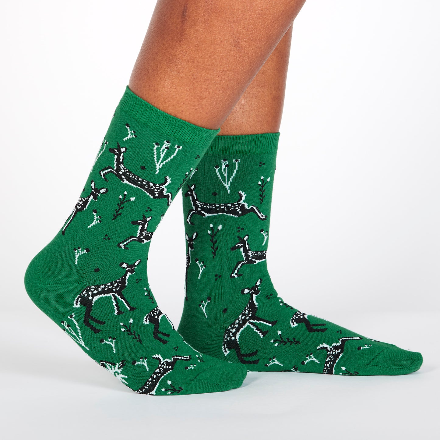 Sock It To Me Women's Crew Socks - Oh, Deer!