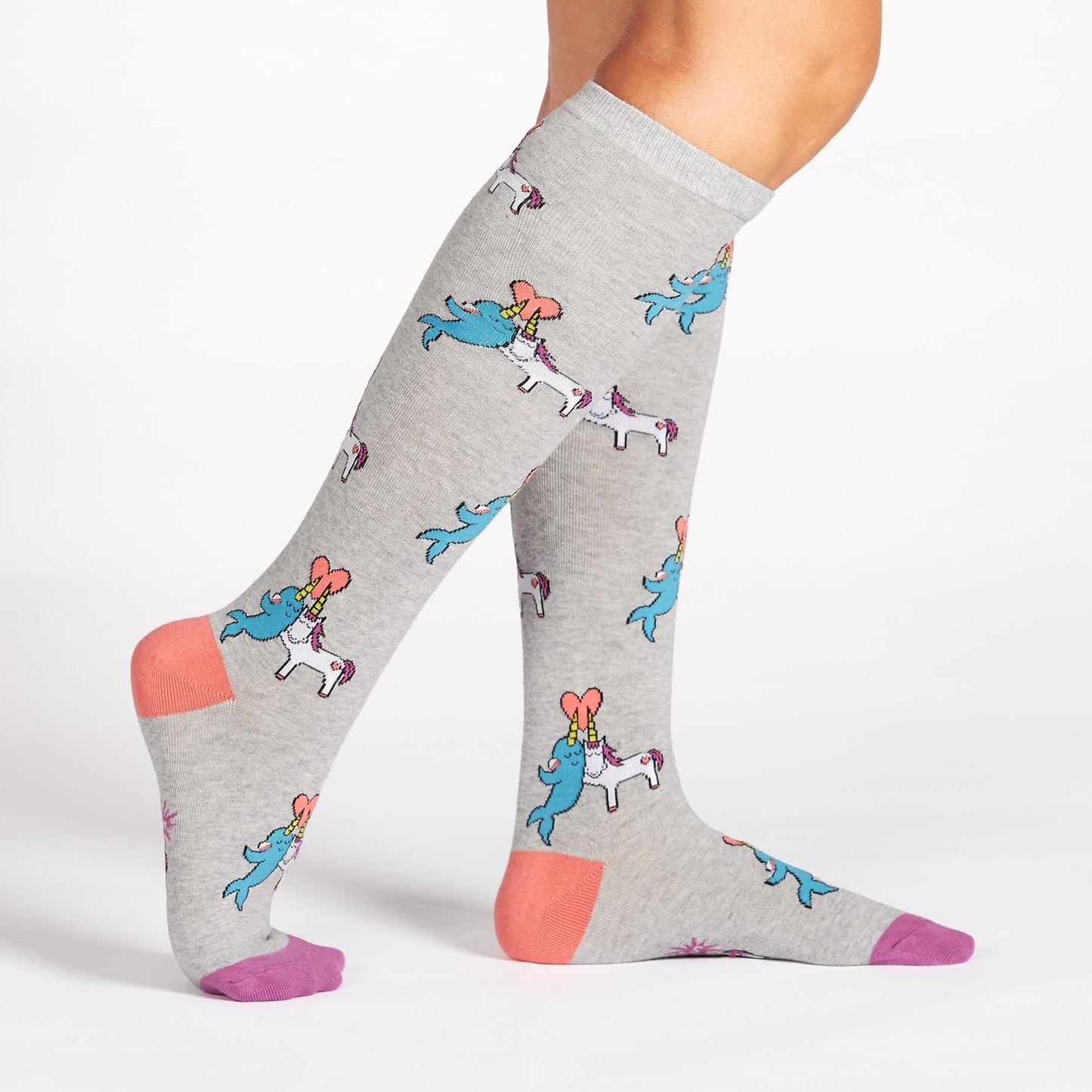 Sock It To Me Women's Knee High Socks - Great Horns Think Alike