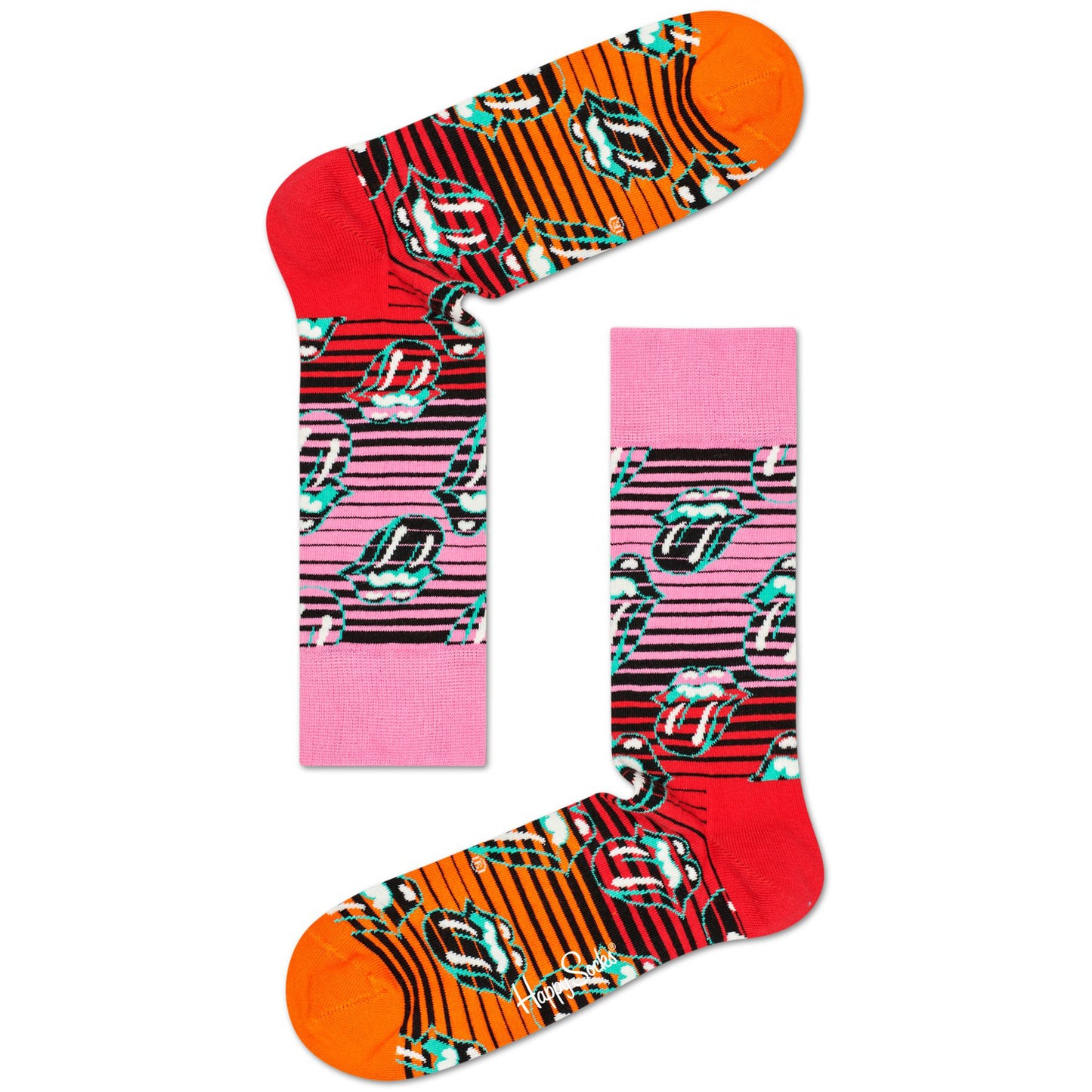 Happy Socks x The Rolling Stones Women's Crew Socks - Ruby Tuesday