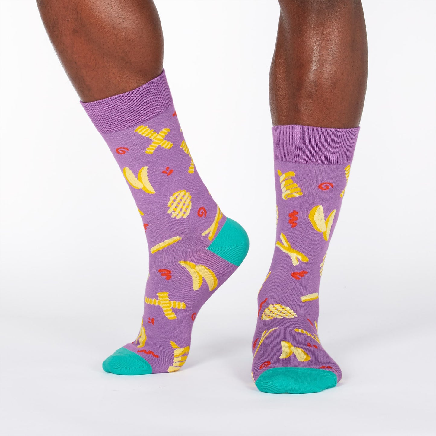 Sock It To Me Men's Crew Socks - Everyday is Fry-Day
