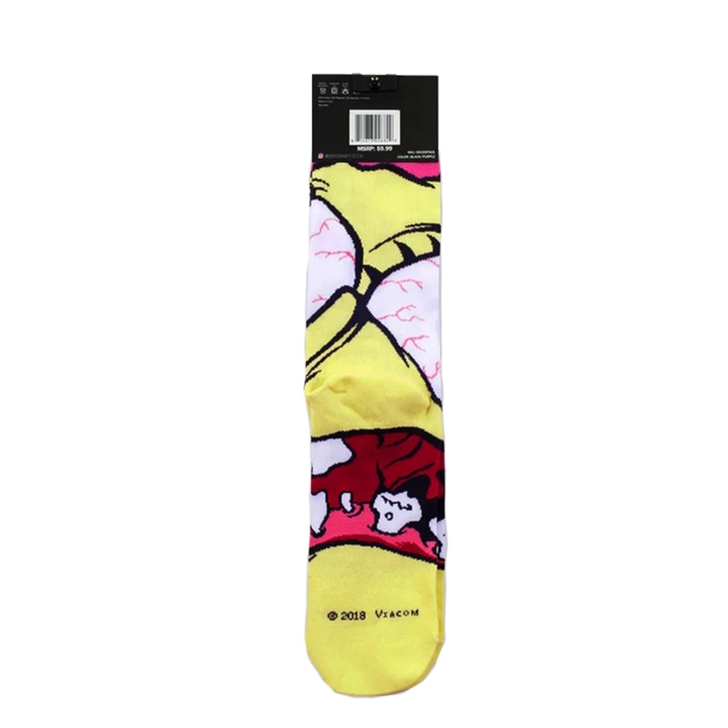 Odd Sox Men's Crew Socks - Grossbob (Spongebob Squarepants)