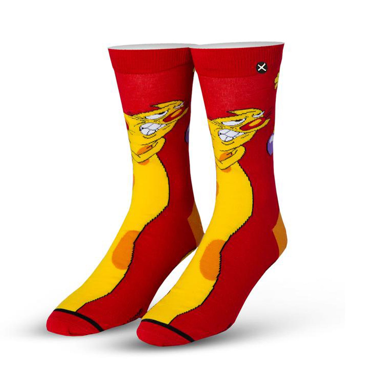 Odd Sox Men's Crew Socks - CatDog