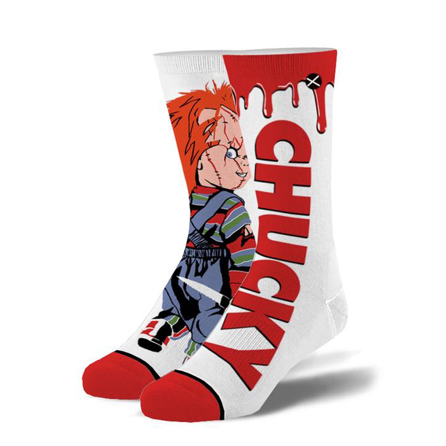 Odd Sox Men's Crew Socks - Chucky's Revenge (Chucky)