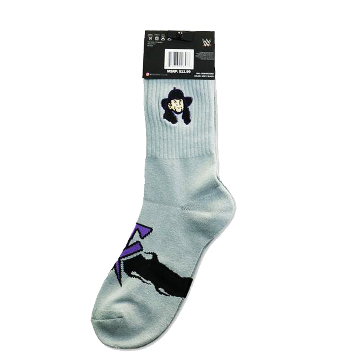 Odd Sox Men's Crew Socks - Deadman (WWE)