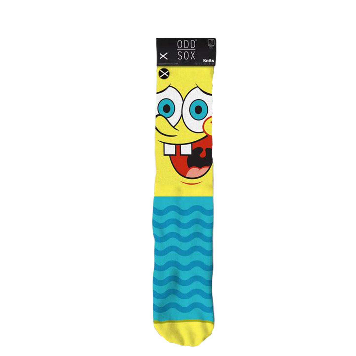 Odd Sox Men's Crew Socks - Spongebob Big Face