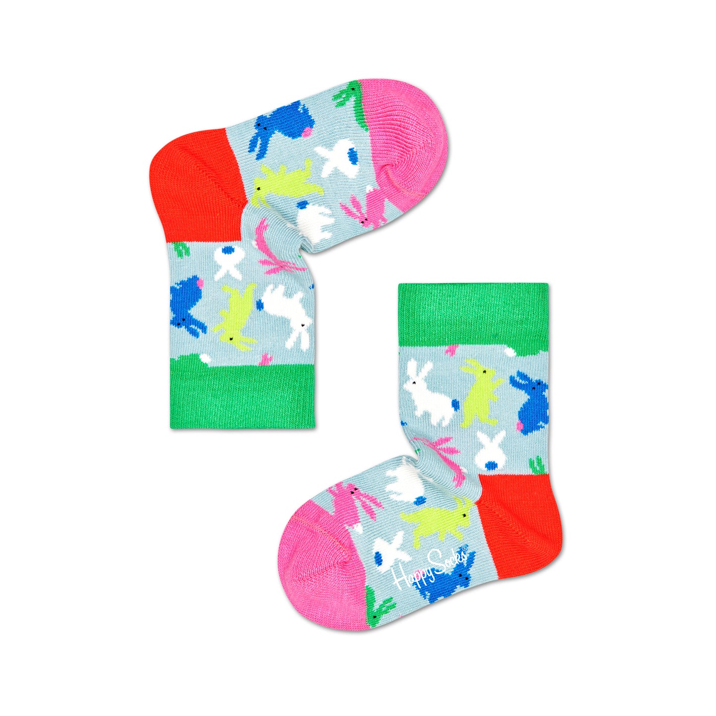 Happy Socks Kids Crew Socks - Bunny (7-9 Years Old)