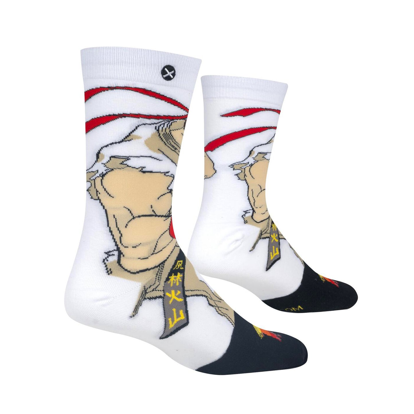 Odd Sox Men's Crew Socks - Ryu (Street Fighter II)