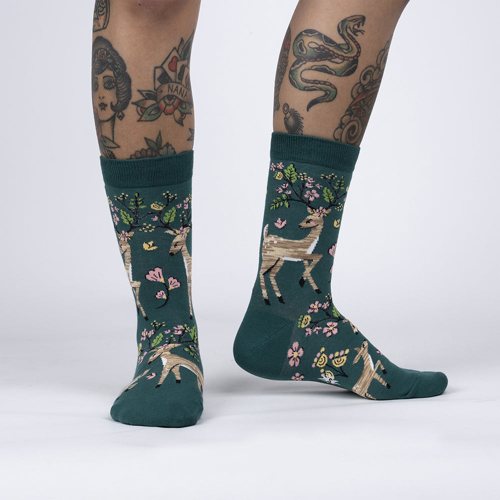 Sock It To Me Women's Crew Socks - Spring Awakening