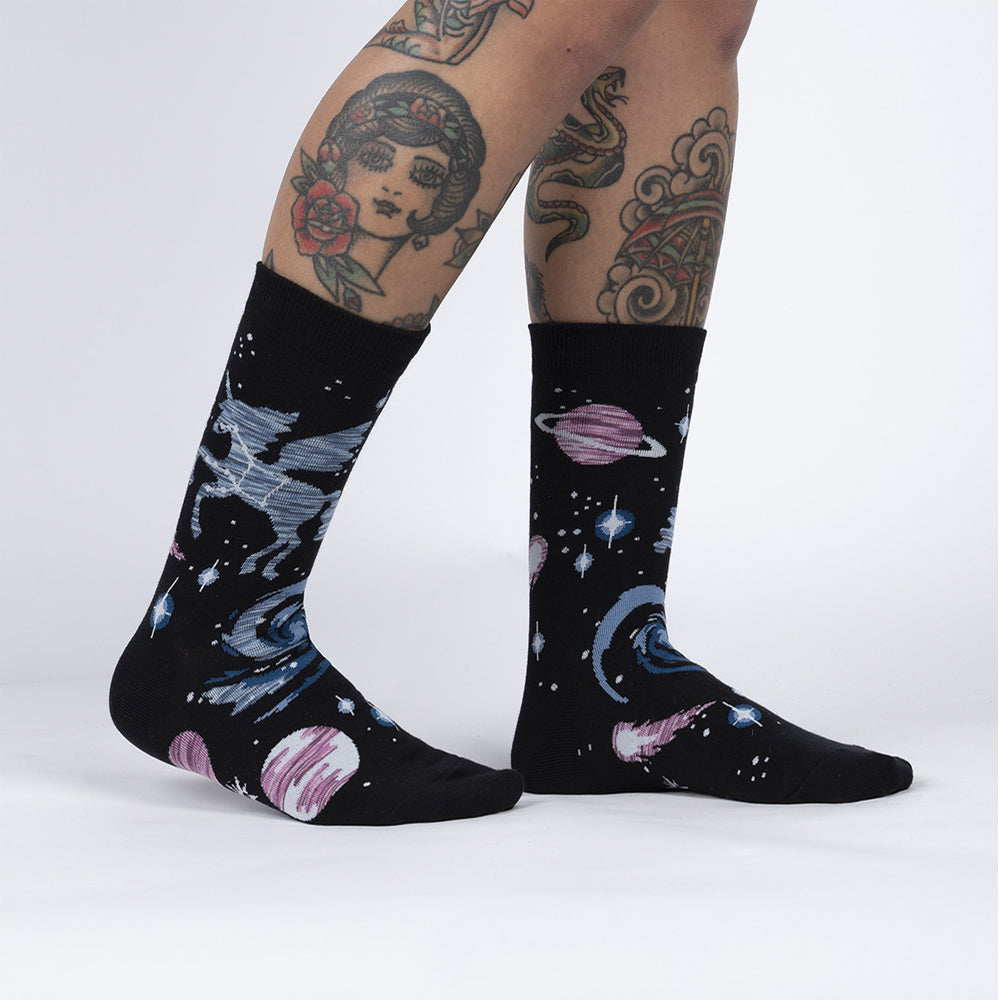 Sock It To Me Women's Crew Socks - Ancient Pegasus