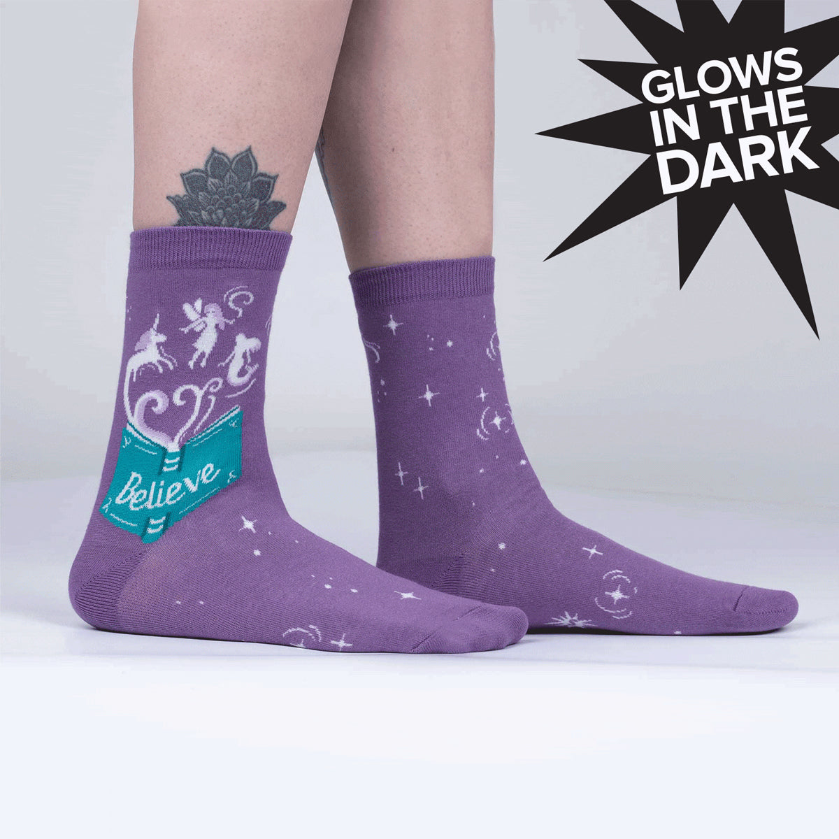 Sock It To Me Women's Crew Socks - Neverending Story