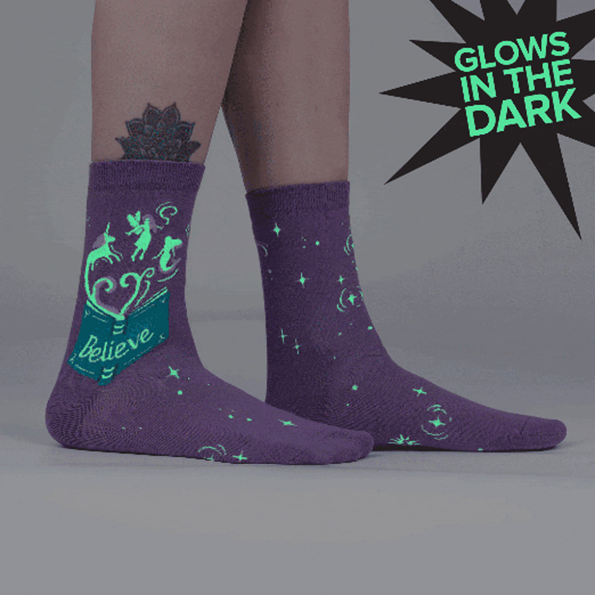 Sock It To Me Women's Crew Socks - Neverending Story