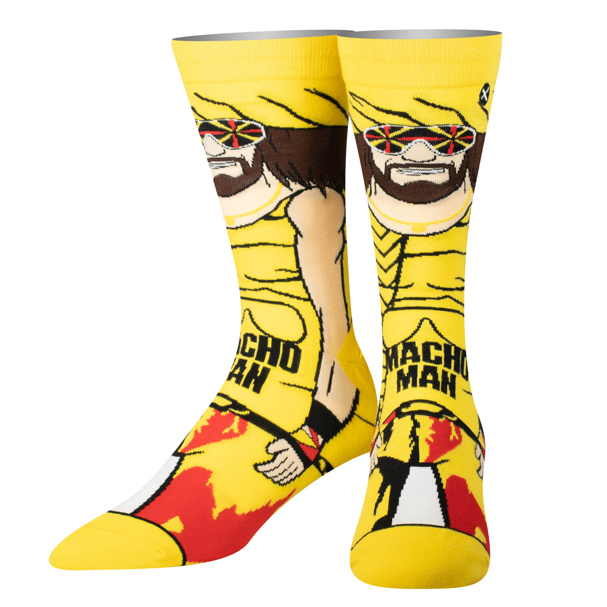 Odd Sox Men's Crew Socks - Randy Savage (WWE)