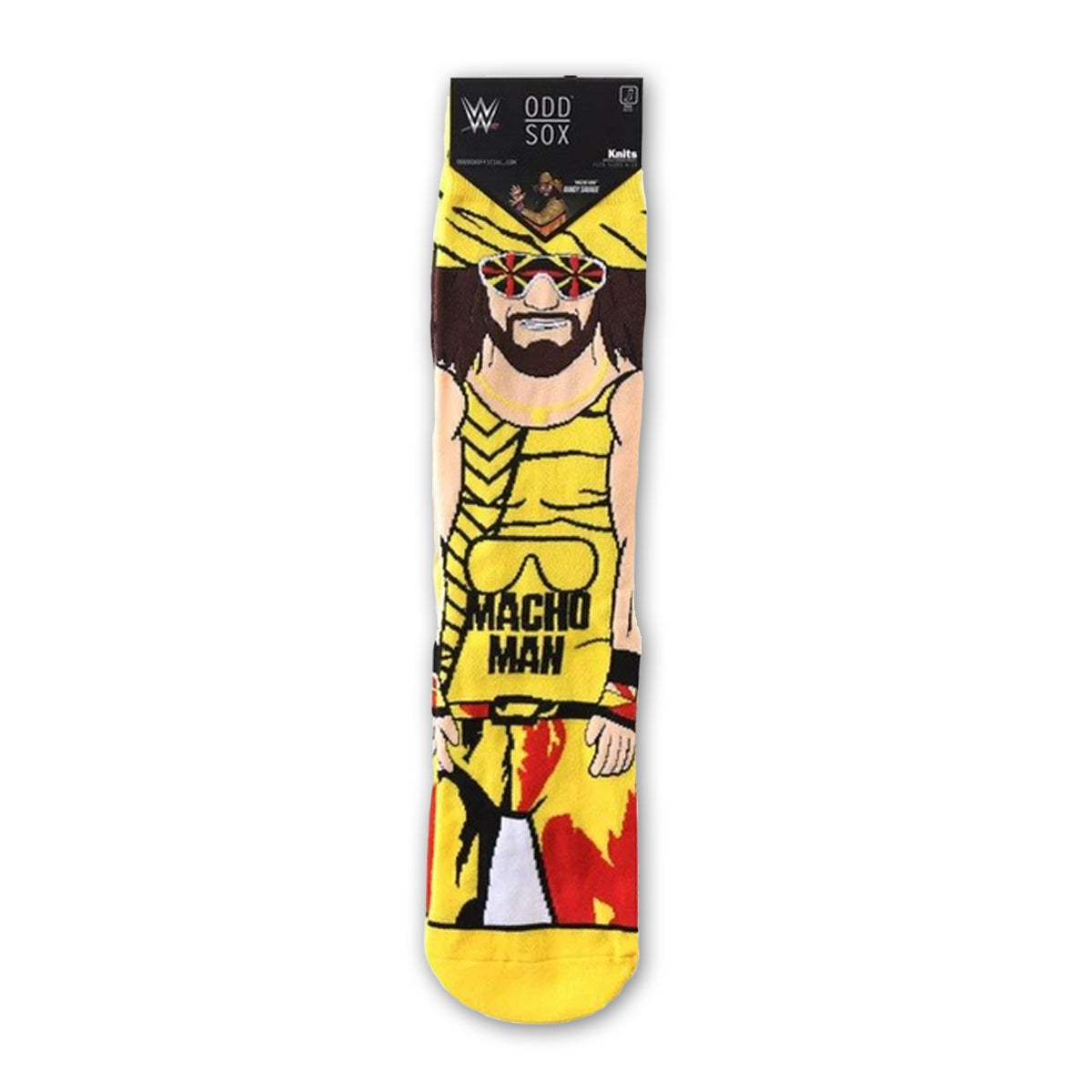 Odd Sox Men's Crew Socks - Randy Savage (WWE)
