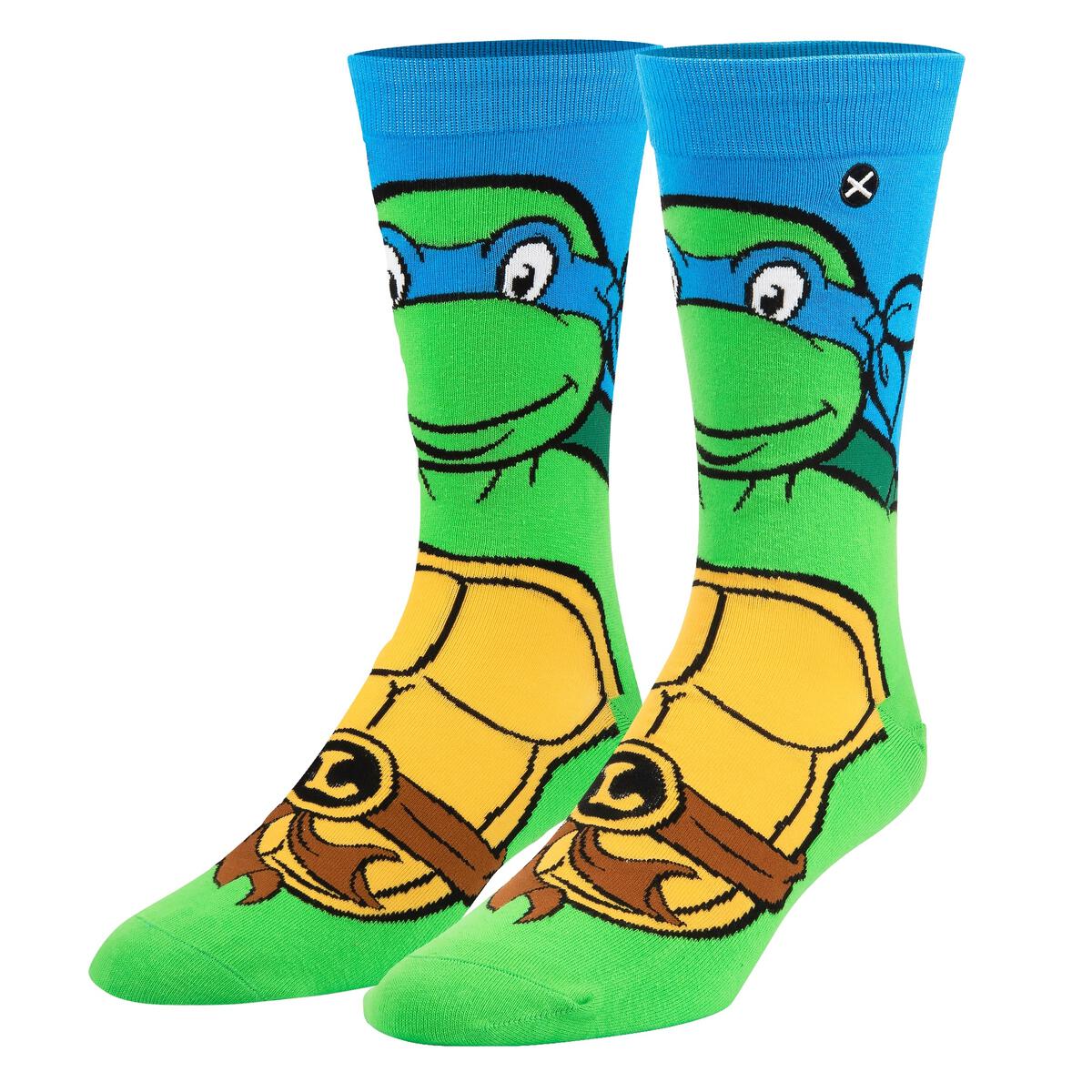 Odd Sox Men's Crew Socks - Leonardo (TMNT)