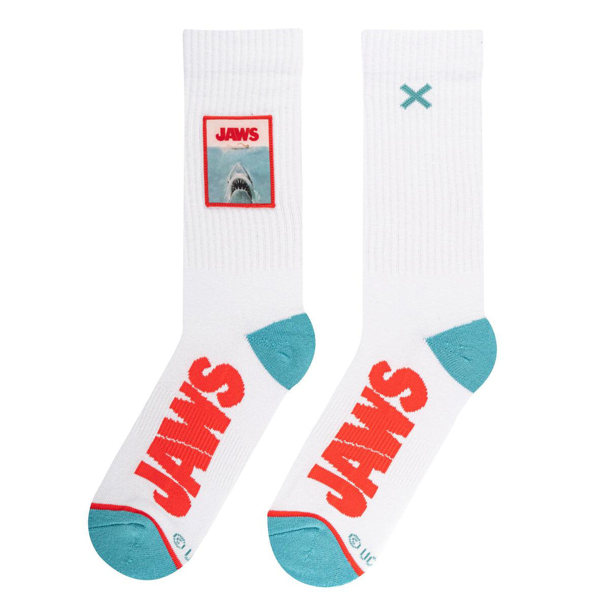 Odd Sox Men's Ribbed Crew Socks – Jaws Patch