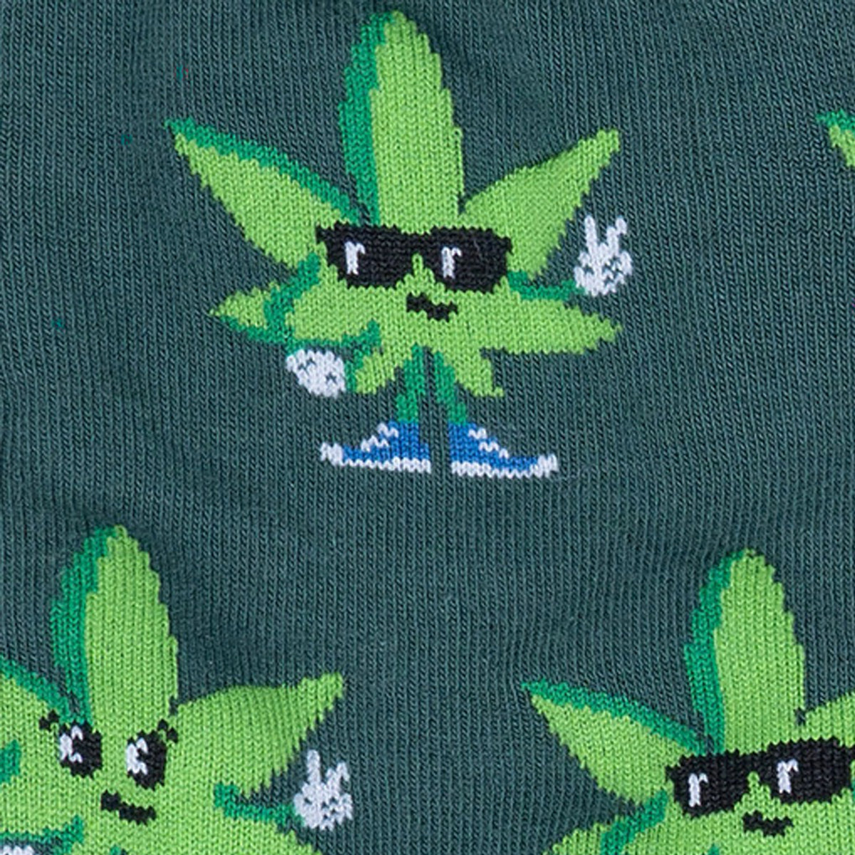 Sock It To Me Men's Crew Socks - Green Peace