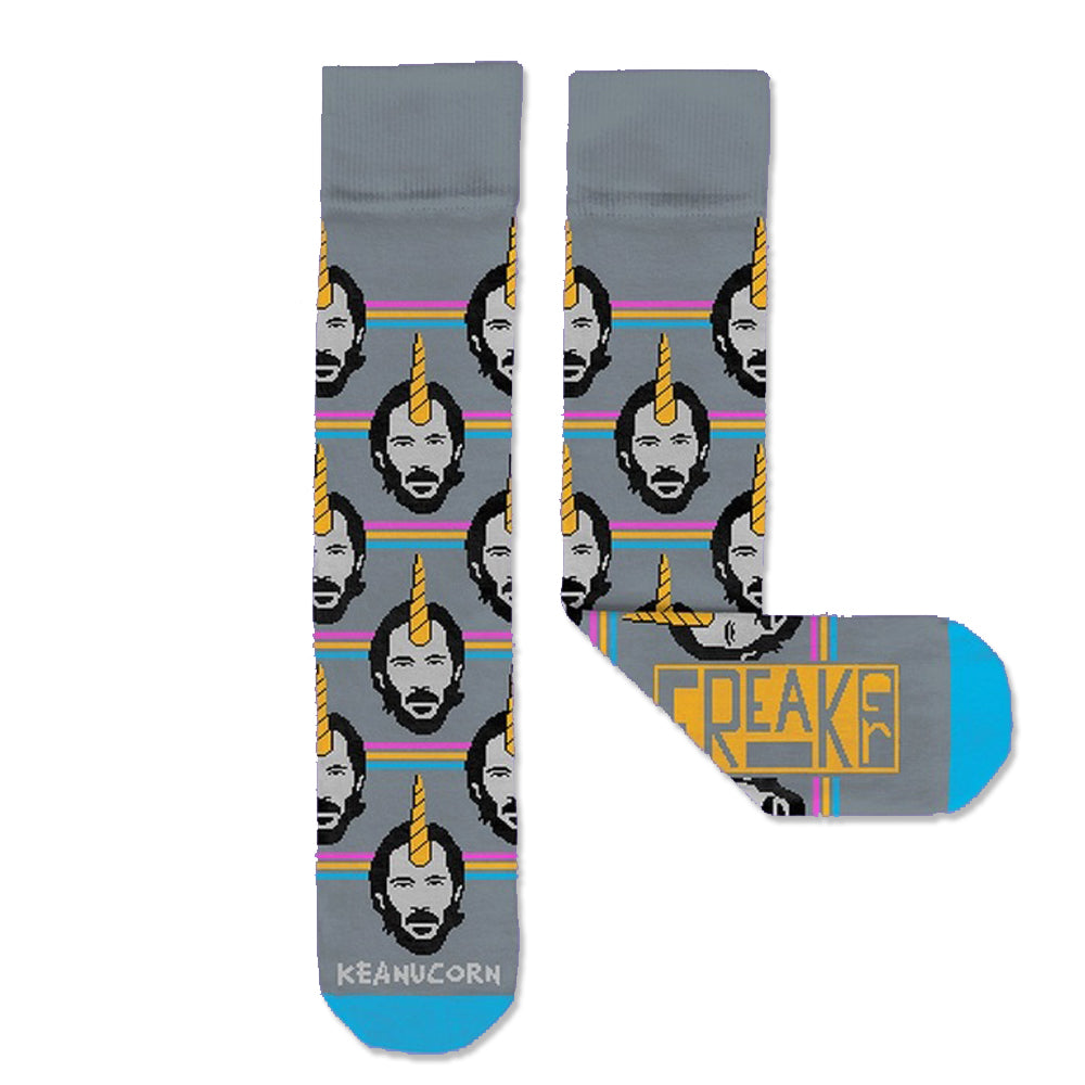 Freaker USA Unisex Crew Socks - KEANUcorn