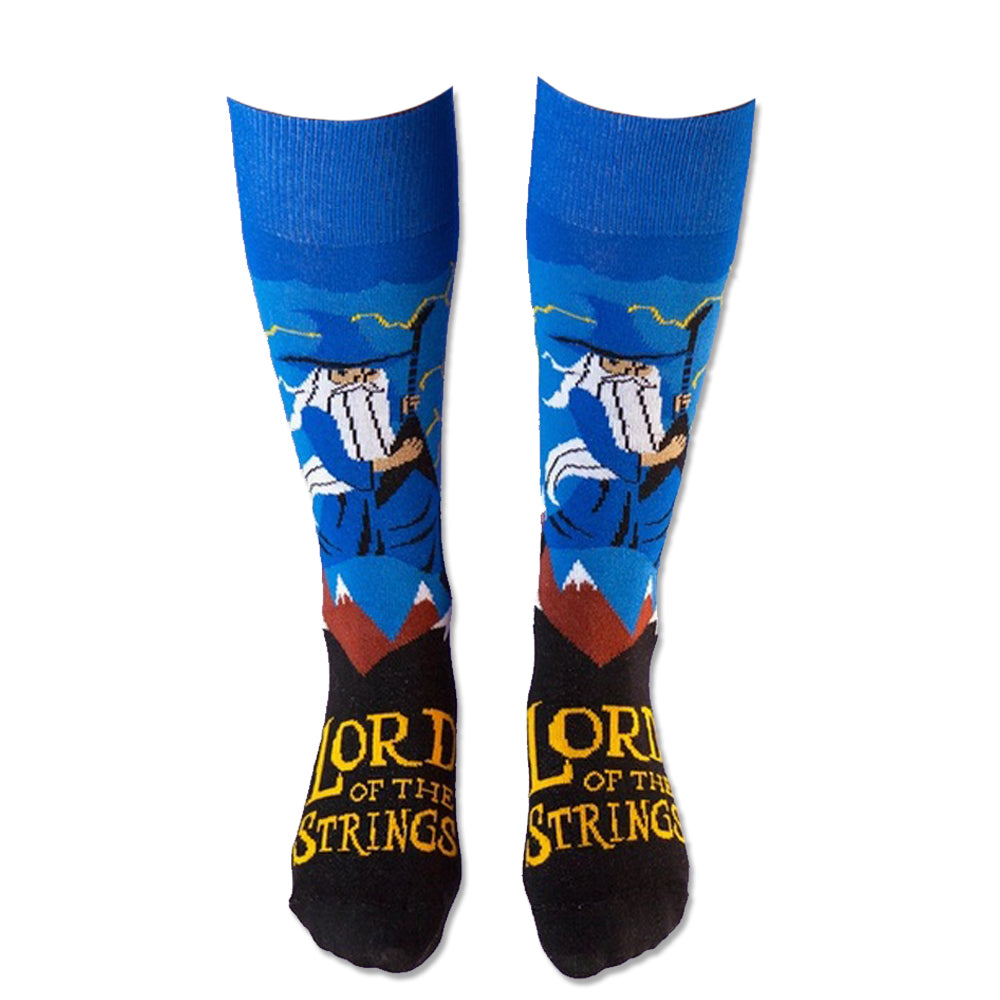 Freaker USA Unisex Crew Socks - Lord of the Strings