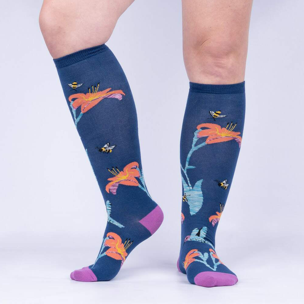 Sock It To Me Women's Knee High Socks - Hmmmmmingbird