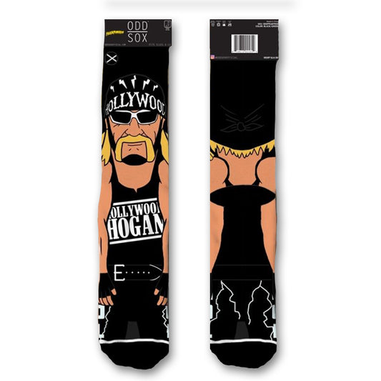 Odd Sox Men's Crew Socks - Hollywood Hogan (WWE)