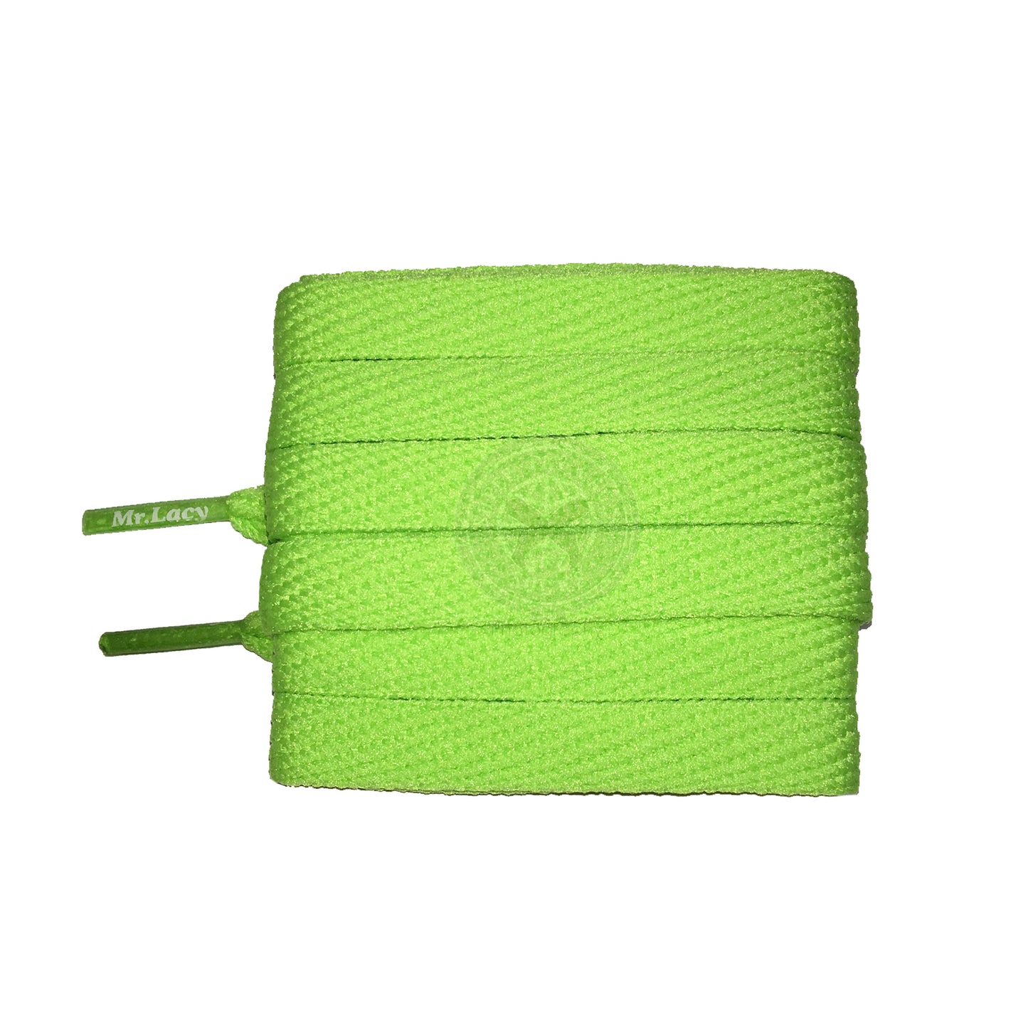 Mr Lacy Flatties - Apple Green Shoelaces