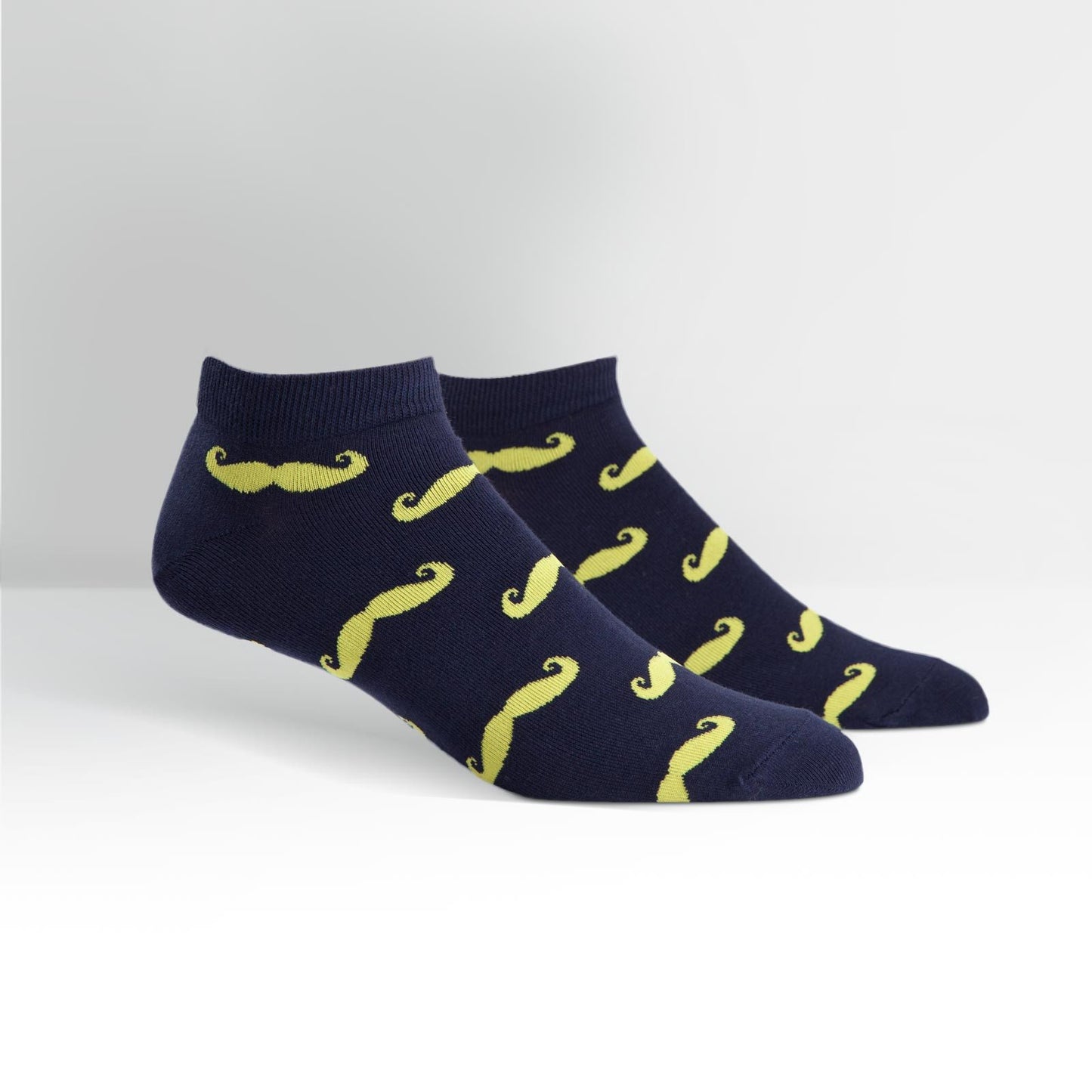 Sock It To Me Men's Ankle Socks - Moustache