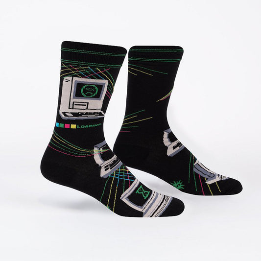 Sock It To Me Men's Crew Socks - CTRL, ALT, DELETE