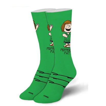 Cool Socks Women's Crew Socks - Peppermint Patty (Peanuts)