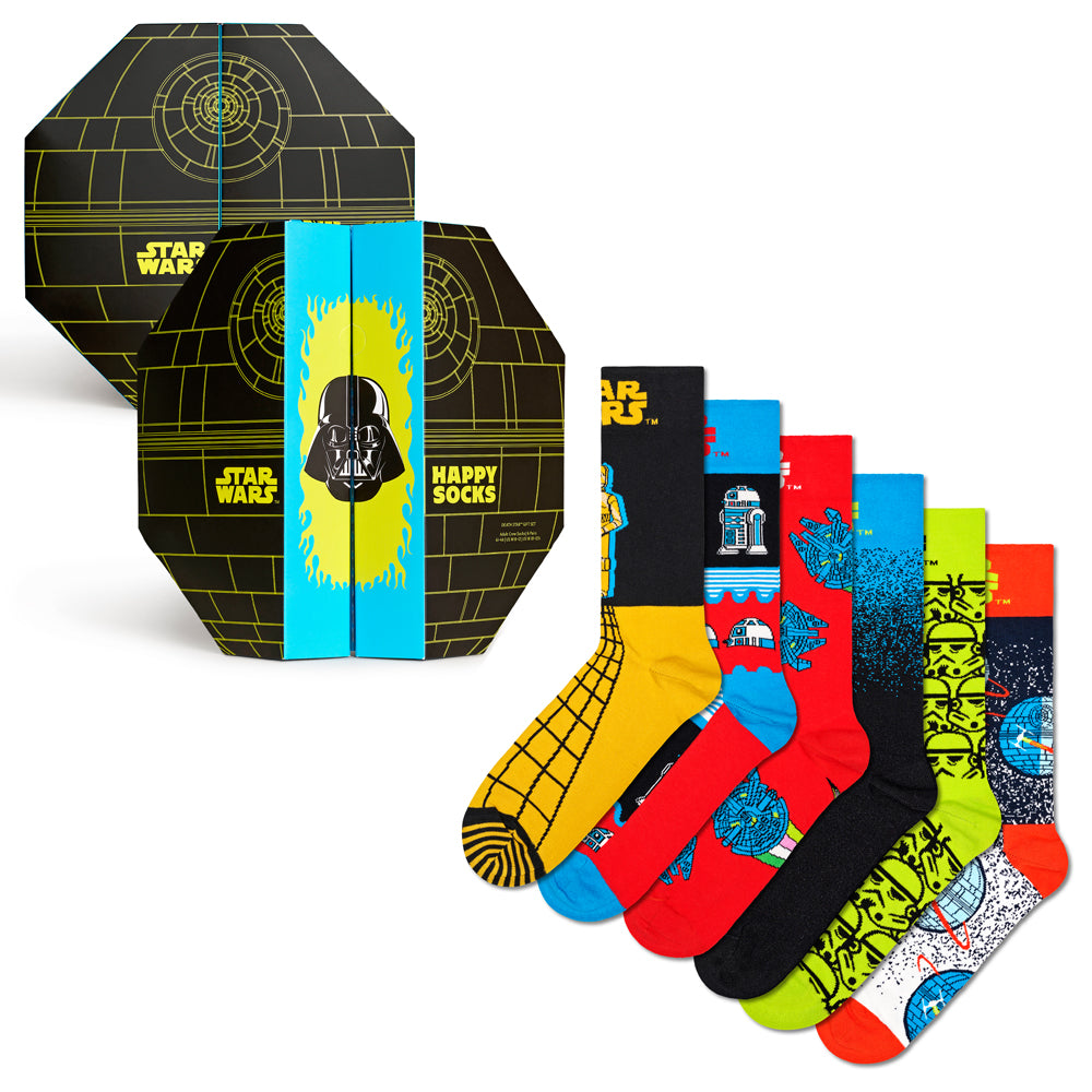 Happy Socks x Star Wars Men's Death Star Gift Box - 6 Pack