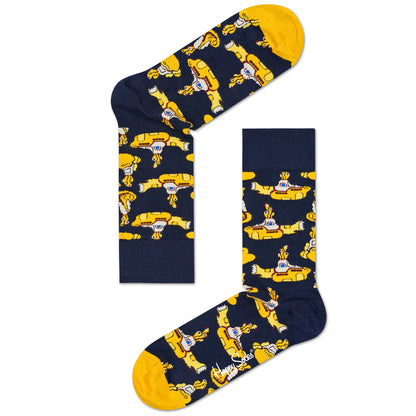 Happy Socks x The Beatles Men's Crew Socks - Yellow Submarine