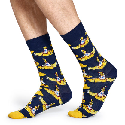 Happy Socks x The Beatles Men's Crew Socks - Yellow Submarine