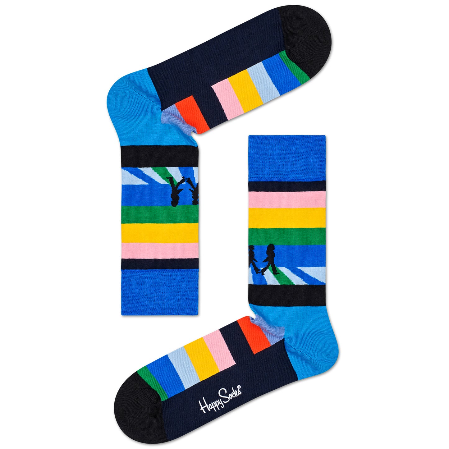 Happy Socks x The Beatles Men's Crew Socks - Legend Crossing