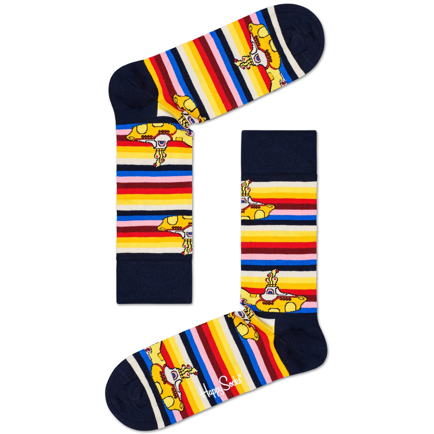 Happy Socks x The Beatles Women's Crew Socks - All on Board