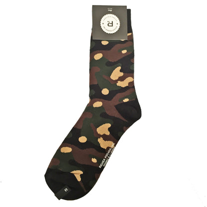 Richer Poorer Men's Crew Socks - Trooper - Green