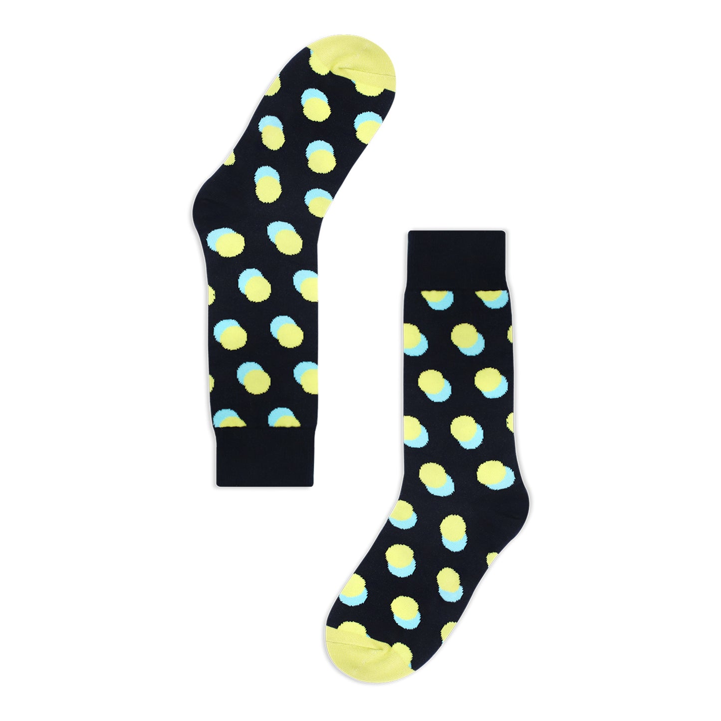 Golden Rabbit Unisex Crew Socks - DD Lime - Small