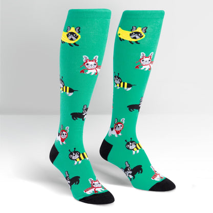 Sock It To Me Women's Funky Knee High Socks - Costume Party