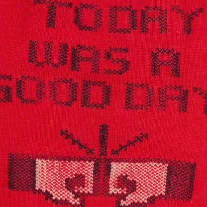 Sock It To Me Men's Crew Socks - Today was a good day