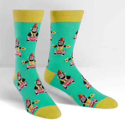 Sock It To Me Men's Crew Socks - Monkeying Around