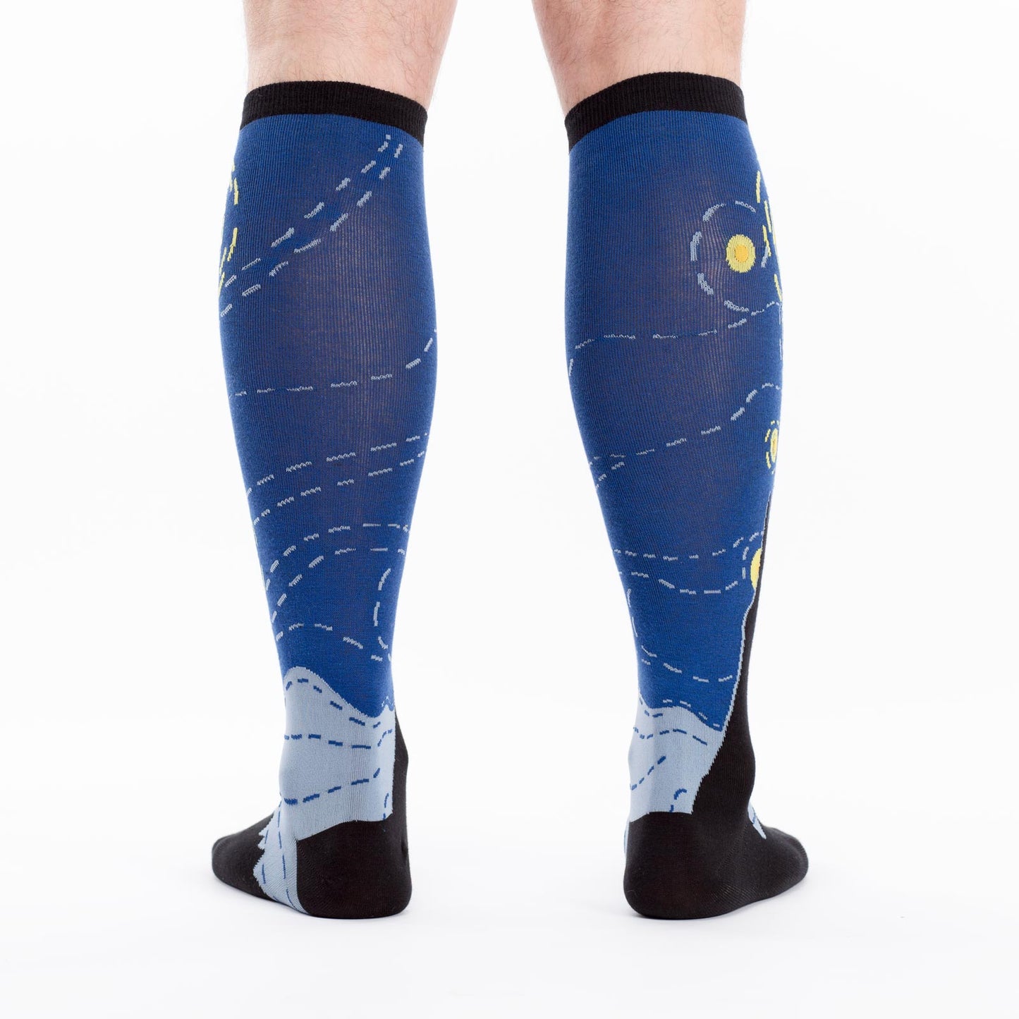 Sock It To Me STRETCH-IT Unisex Knee High Socks - Starry Night