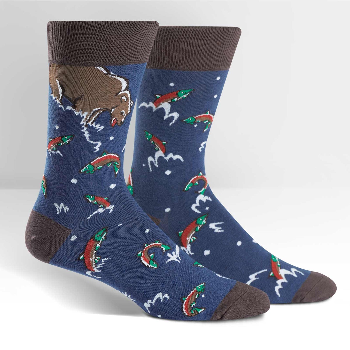 Sock It To Me Men's Crew Socks - Catch of the Day