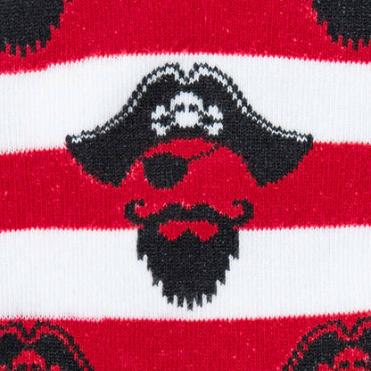 Sock It To Me Men's Crew Socks - Argh Ye Stripey